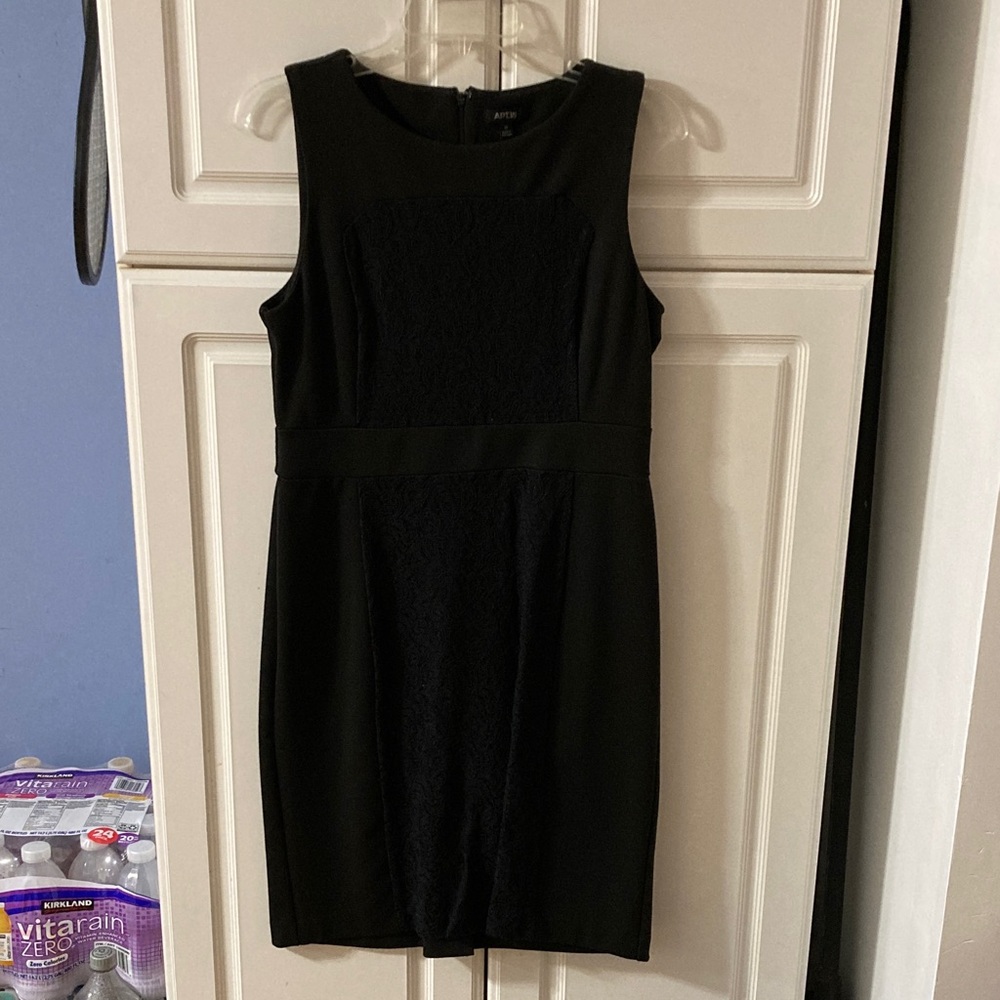 Apt. 9 Black Textured Mini Dress